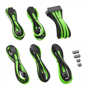 Cablemod - PRO ModMesh Kábel Kit - Fekete/ Zöld 